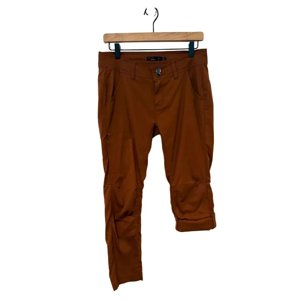 Prana Brown Halle Straight Women's Pants Size 6 - Picture 3 of 5